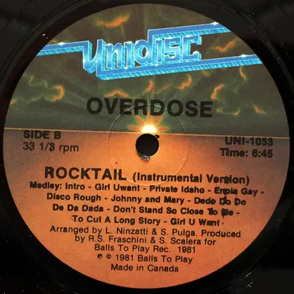 Overdose - Rocktail