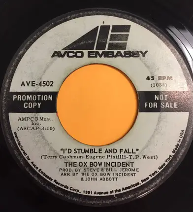 Ox-Bow Incident - Love, Sweet Love / I'd Stumble And Fall