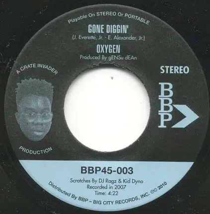 Oxygen - Gone Diggin' / Mastermind's In Effect