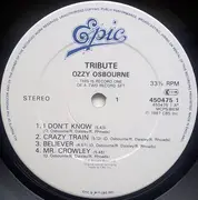 Double LP - Ozzy Osbourne / Randy Rhoads - Tribute