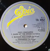 12inch Vinyl Single - Ozzy Osbourne - So Tired