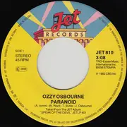 7inch Vinyl Single - Ozzy Osbourne - Paranoid