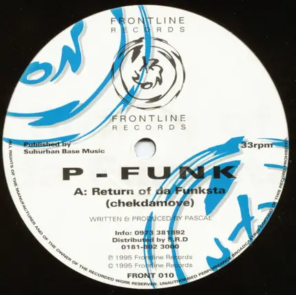 P-Funk - Return Of The Funksta / Mindstresser (It's A P Thang)
