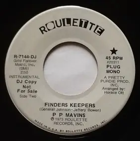 P. P. Mavins - Finders Keepers