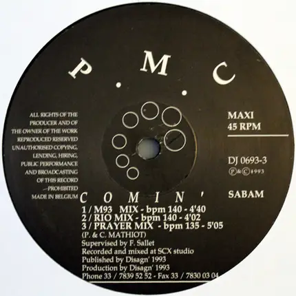 P.M.C - Comin'