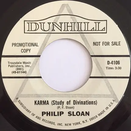 P.F. Sloan - Karma (Study Of Divinations)