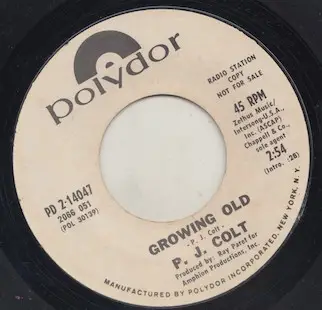 P.J. Colt - Honky Tonk Women/Growing Old