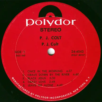 P.J. Colt - PJ  Colt