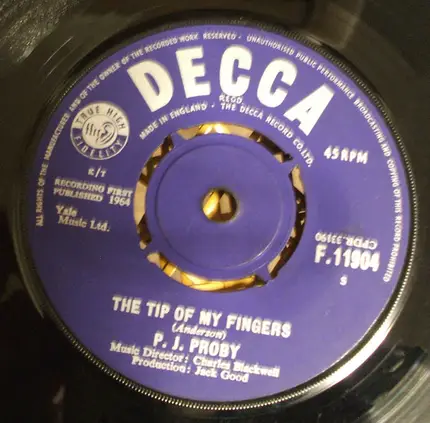 P.J. Proby - Hold Me