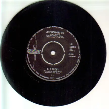 P.J. Proby - Just Holding On