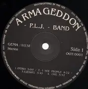 LP - P.L.J. Band - Armageddon - LIMITED EDITION PROG