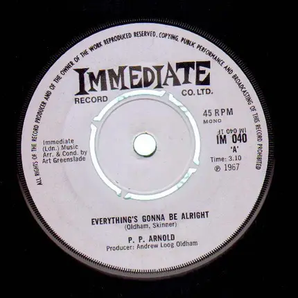 P.P. Arnold - Everything's Gonna Be Alright