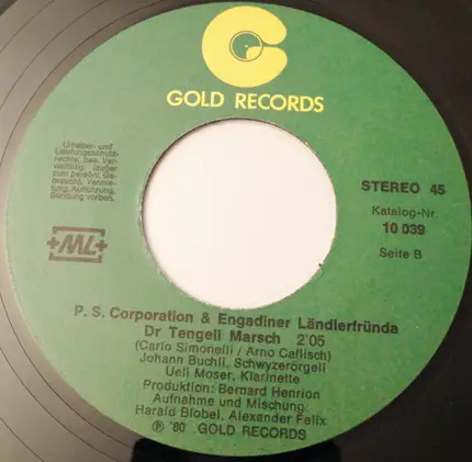 P.S. Corporation Und Engadiner Ländlerfründa - Babeli-Polka