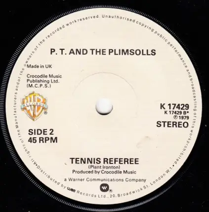 P. T. And The Plimsolls - Game, Set And Match