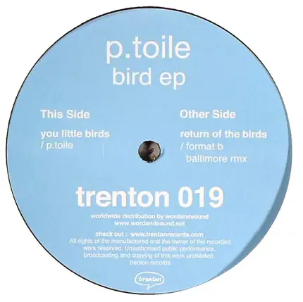 P.Toile - Bird EP