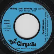 7inch Vinyl Single - Pam Nestor - Hiding And Seeking (No More)