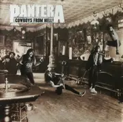 LP - Pantera - Cowboys From Hell - 2nd Press, Warner Music Manufacturing in rim text