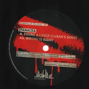 Panacea - Found A Lover / Wrong Is Right