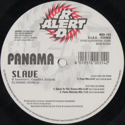 Panama - Slave