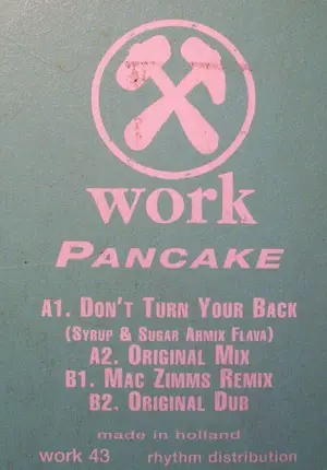 Pancake - Don't Turn Your Back (Remixes)