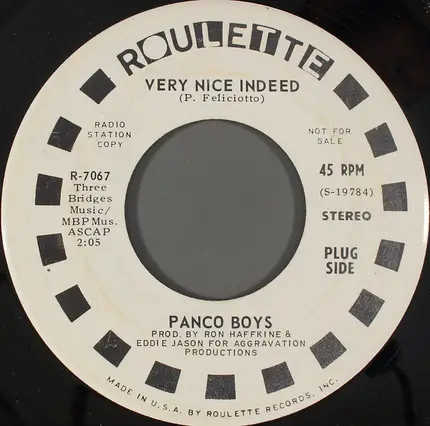 Panco Boys - Very Nice Indeed