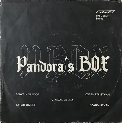 Pandora's Box - A Zöld, A Bíbor És A Fekete