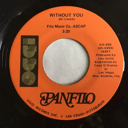 Panfilo - Mamma / All My Life
