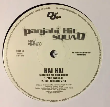 Panjabi Hit Squad Featuring Ms Scandalous - Hai Hai