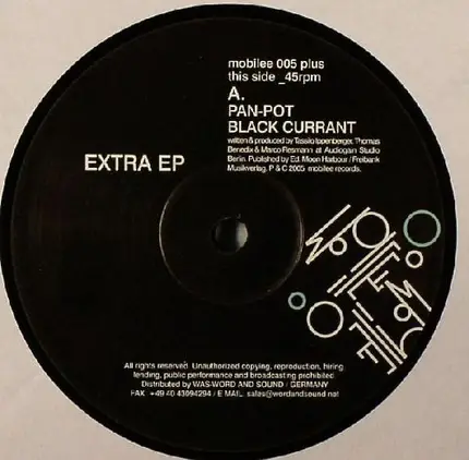 Pan-Pot / Daniel Stefanik - Extra EP