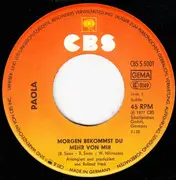 7'' - Paola - Morgen Bekommst Du Mehr Von Mir...