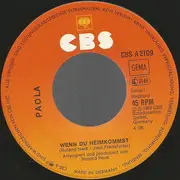 7inch Vinyl Single - Paola - Wenn Du Heimkommst