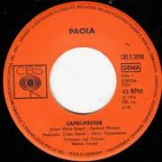 7inch Vinyl Single - Paola - Capri-Fischer