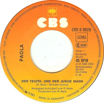 Paola - Der Teufel Und Der Junge Mann