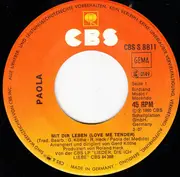 7inch Vinyl Single - Paola - Mit Dir Leben