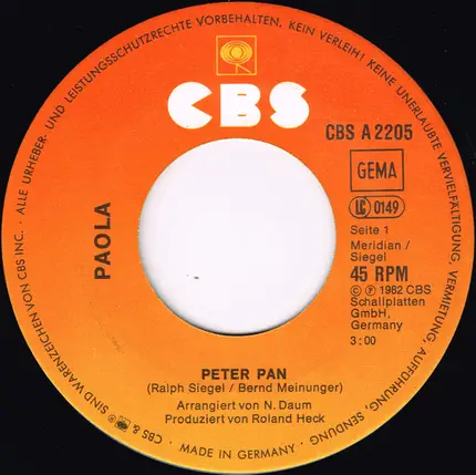 Paola - Peter Pan