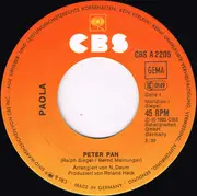 7inch Vinyl Single - Paola - Peter Pan