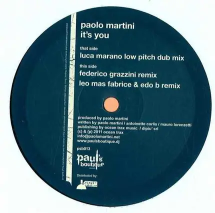 Paolo Martini - It's You