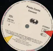 Double LP - Paolo Conte - Concerti