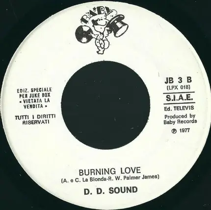 Paolo Barabani / D.D. Sound - Fumo Americano / Burning Love