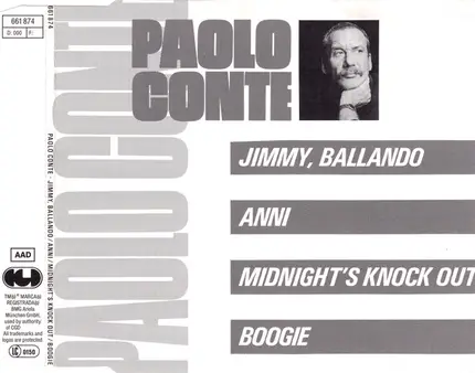 Paolo Conte - Jimmy, Ballando / Anni / Midnight's Knot Out / Boogie
