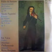 LP - Pablo de Sarasate, Paganini / Ion Voicu, Dresdner Philharmonie, Bongartz - Zigeunerweisen Für Violine Und Orchester Op. 20 / Konzert Für Violine Und Orchester Nr. 1 D-dur Op. 6 - black label