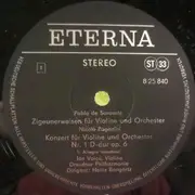 LP - Pablo de Sarasate, Paganini / Ion Voicu, Dresdner Philharmonie, Bongartz - Zigeunerweisen Für Violine Und Orchester Op. 20 / Konzert Für Violine Und Orchester Nr. 1 D-dur Op. 6 - black label