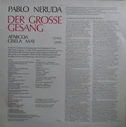 LP - Pablo Neruda / Aparcoa / Gisela May - Canto General - Der Grosse Gesang