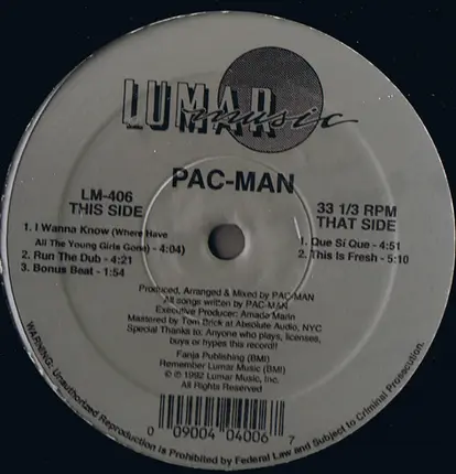 Pac-Man - I Wanna Know (Where Have All The Young Girls Gone)