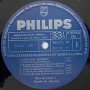 LP - Paco de Lucia y Ramon de Algecias - Dos guitarras flamencas en america latina