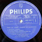 LP - Paco De Lucía Y Ramón De Algeciras - En Hispanoamérica