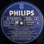 LP - Paco De Lucía Y Ramón De Algeciras - Hispanoamérica Con Paco De Lucía Y Ramón De Algeciras