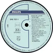 LP - Paco De Lucía - Zyryab