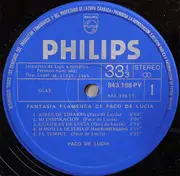 LP - Paco De Lucía - Fantasía Flamenca De Paco De Lucia