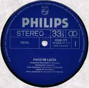 LP - Paco De Lucía - Paco De Lucia